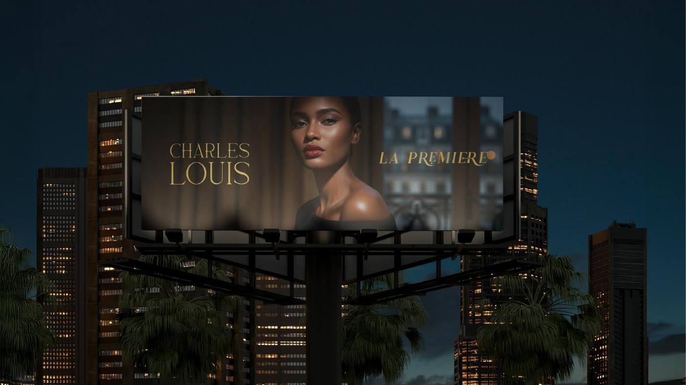Charles Louis — launch campaign billboard