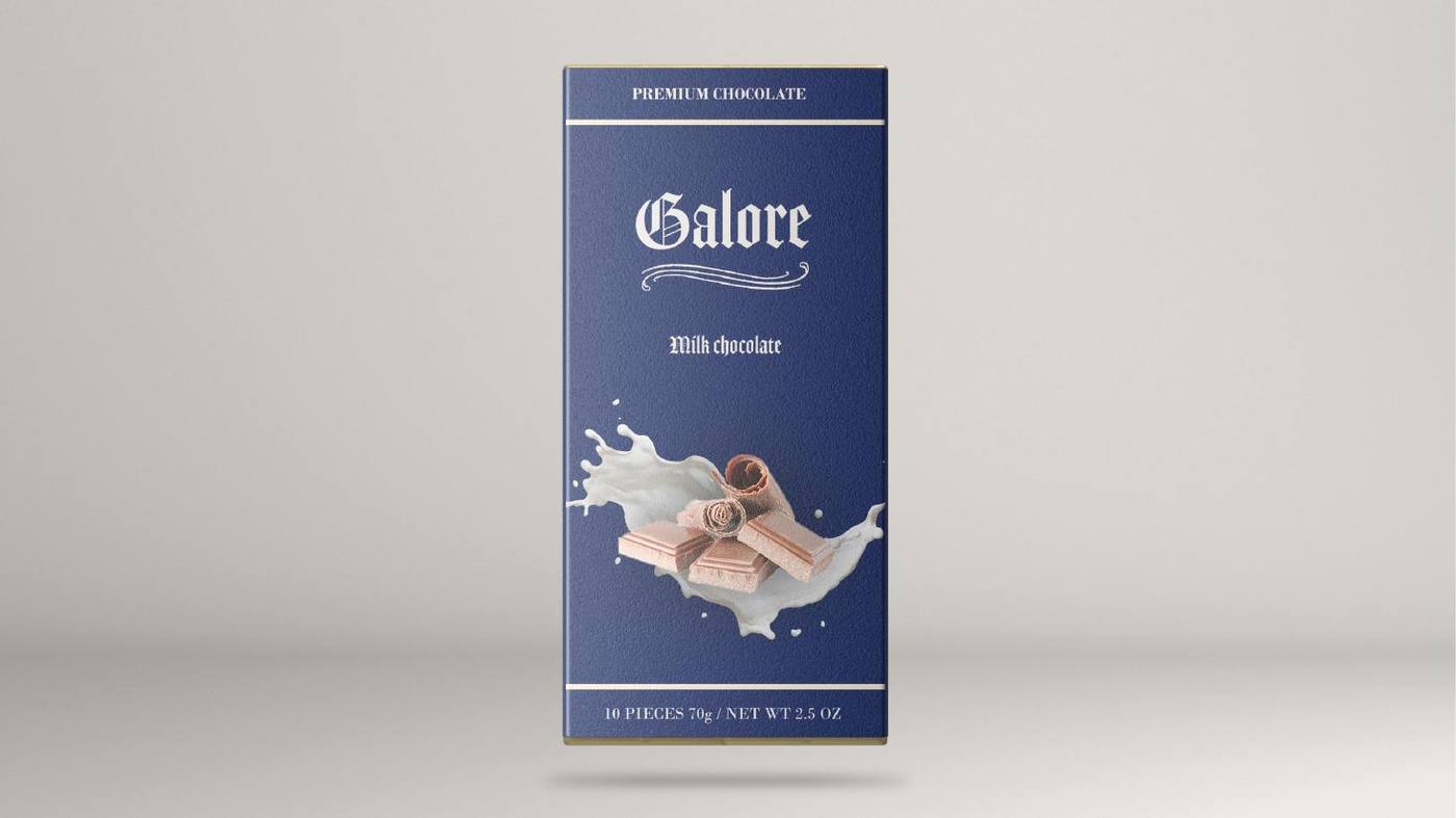 Milk chocolate — packaging design